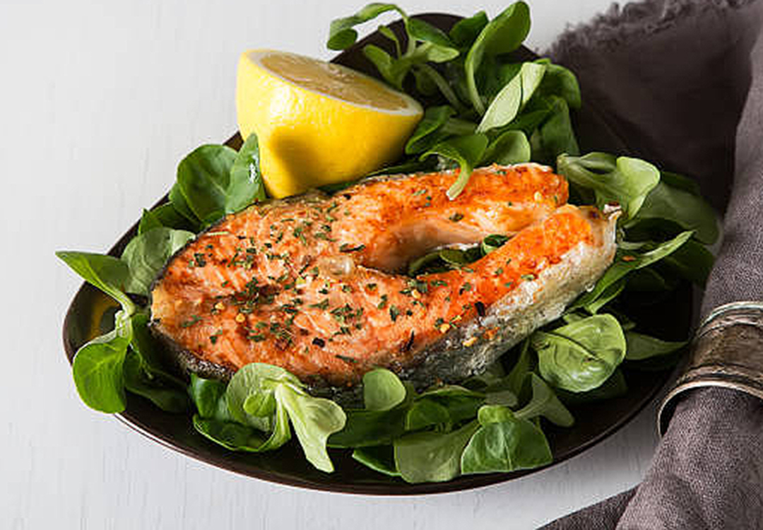 Salmón a la plancha